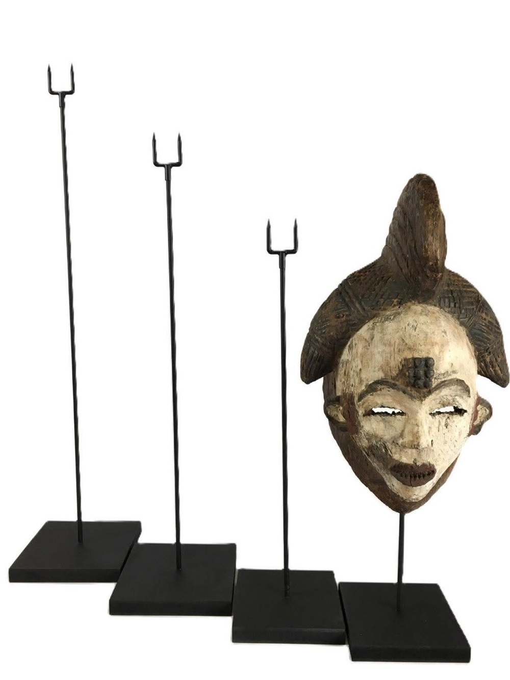 Wooden mask stand, mask holder,display stand.